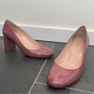 Kate Spade 3” mauve pink heels